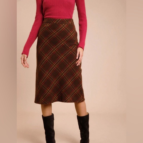 Rouje CASSIE Plaid Skirt
